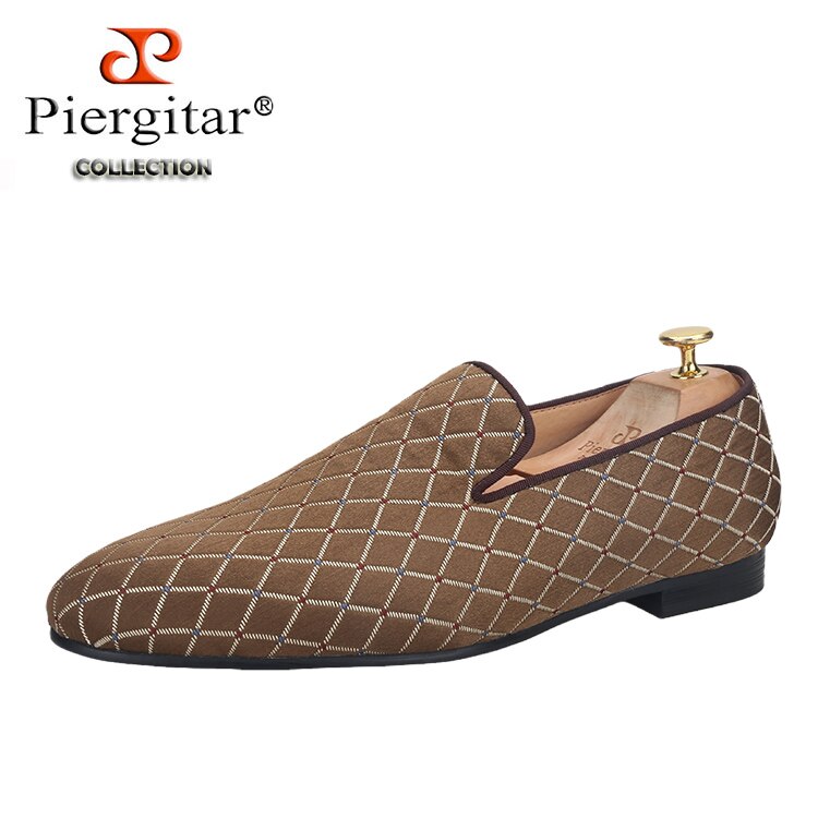 Classic Style Men Loafers Black Cotton Lattice Men Casual Shoes