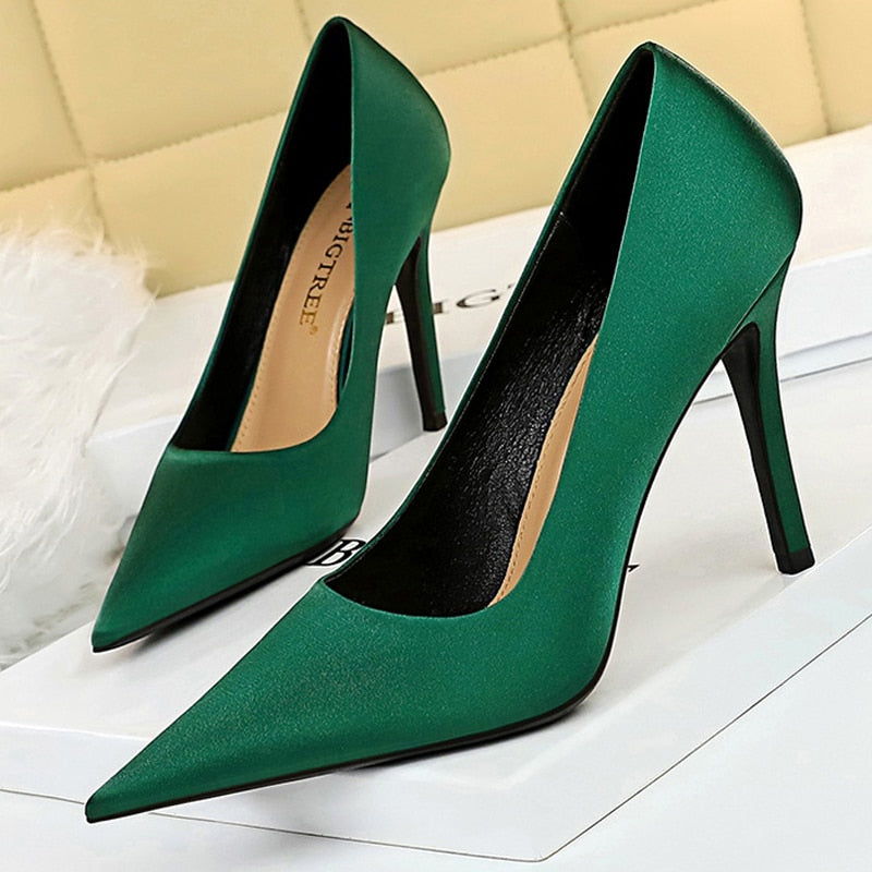 New Snake Pattern Women Pumps Sexy High Heels Party Shoes Stiletto