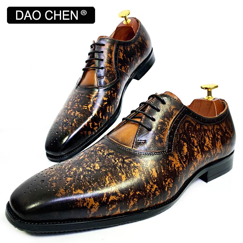 OXFORD LACE UP LUXURY MENS DRESS SHOES OFFICE WEDDING SHOES FOR MEN