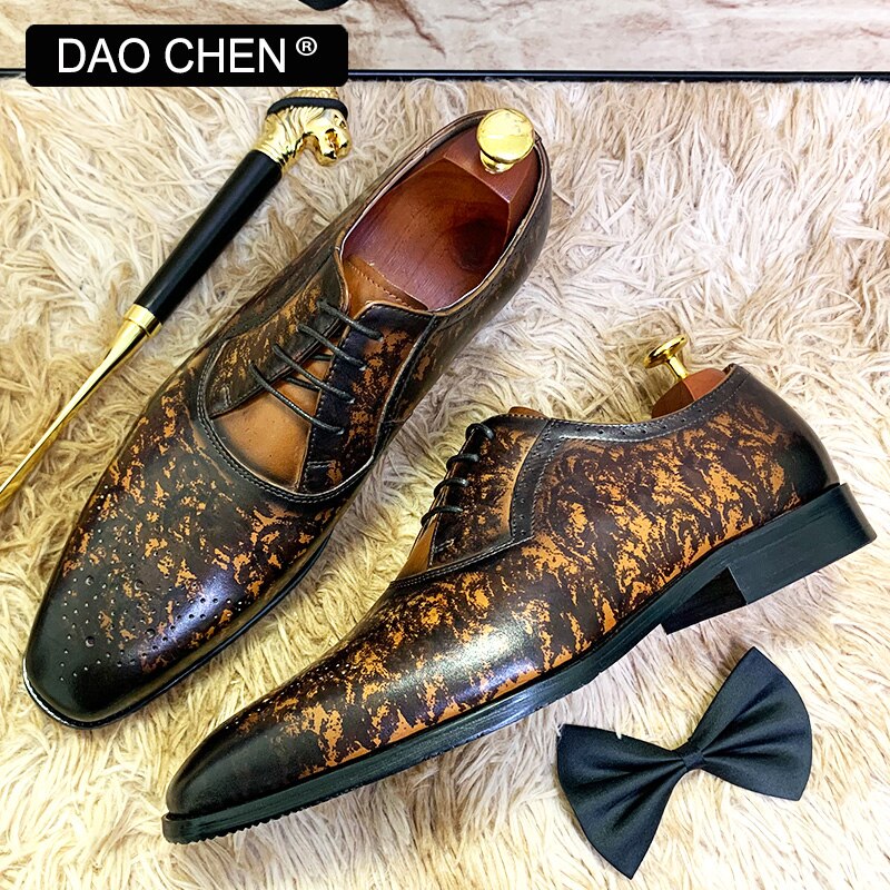 OXFORD LACE UP LUXURY MENS DRESS SHOES OFFICE WEDDING SHOES FOR MEN