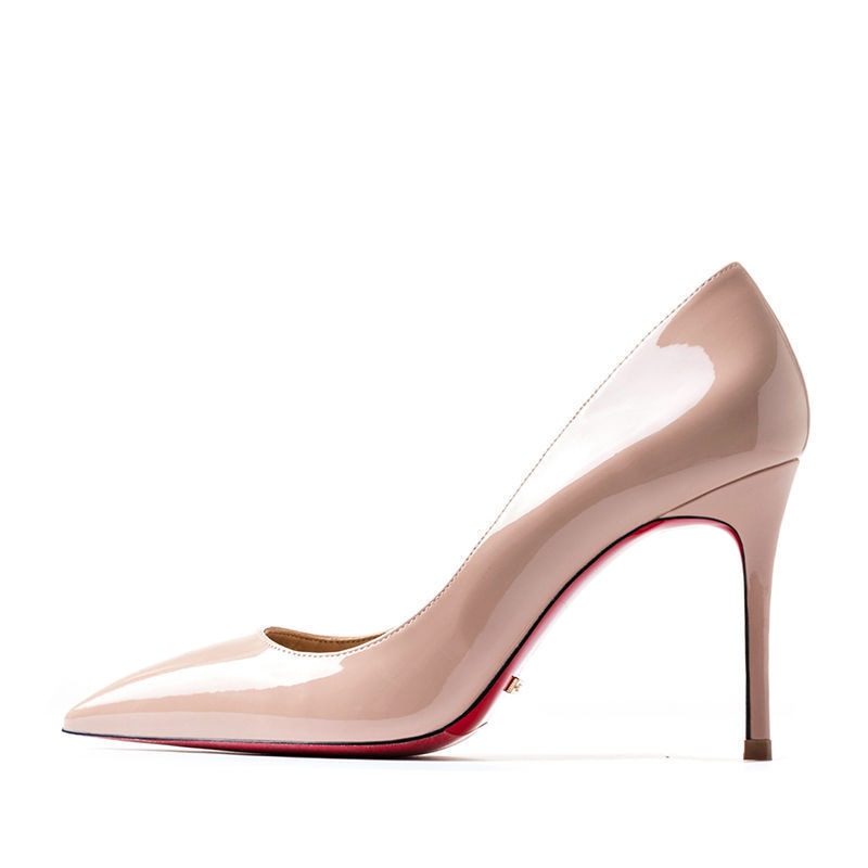 Luxury Brand Women Red Pumps Pointed Toe Thin Heel High Heels